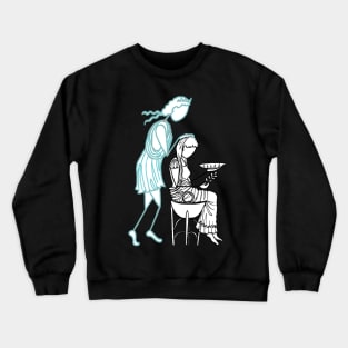 GREEK MYTH COMIX - Pythia at Delphi Crewneck Sweatshirt